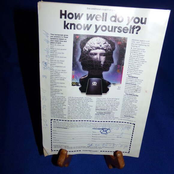 Vintage Astrology Magazine - January 1994 - Happy New Year - Picture 2 of 4